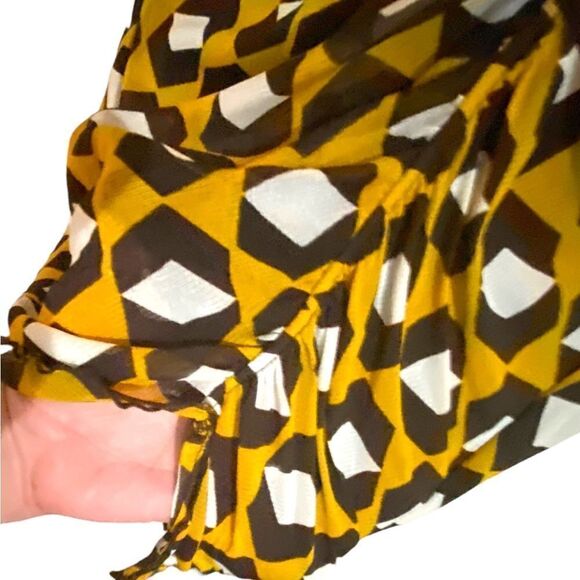 Diane Von Furstenburg Cristy Ruched Mesh Skirt - Picture 6 of 8